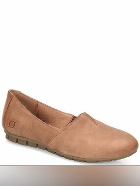 Born Sebra Nubuck Slip On Loafers